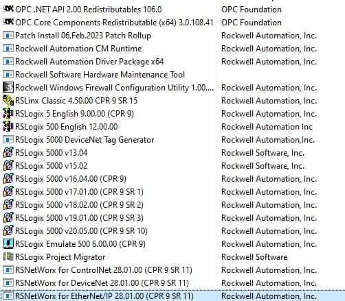 Maquina virtual Rockwell Automation - Software 2