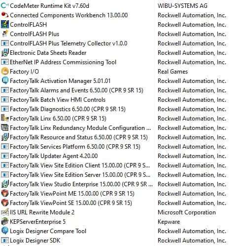 Maquina virtual Rockwell Automation - Software 3 Maquina virtual Rockwell Automation - Software 3