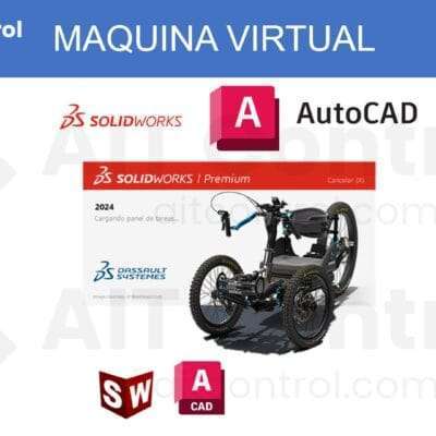 Maquina virtual Solidworks/AutoCAD – 100% Activada y optimizada